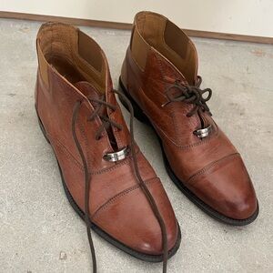 Russel & Bromleys brown leather ankle boot